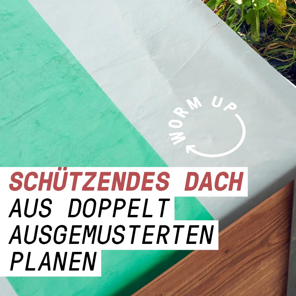 Heimkomposter mit Upcycle Planen von Freitag