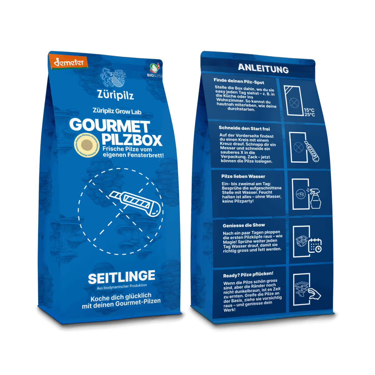 Pilzzuchtset Gourmet – frische Austernseitlinge