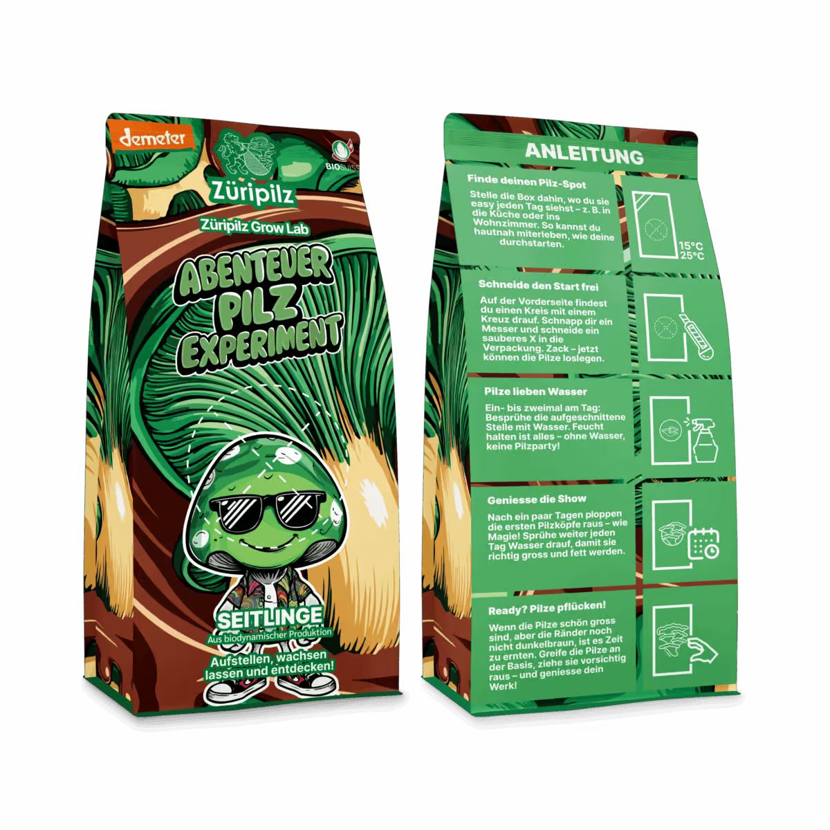 Pilzzuchtset Gourmet – frische Austernseitlinge