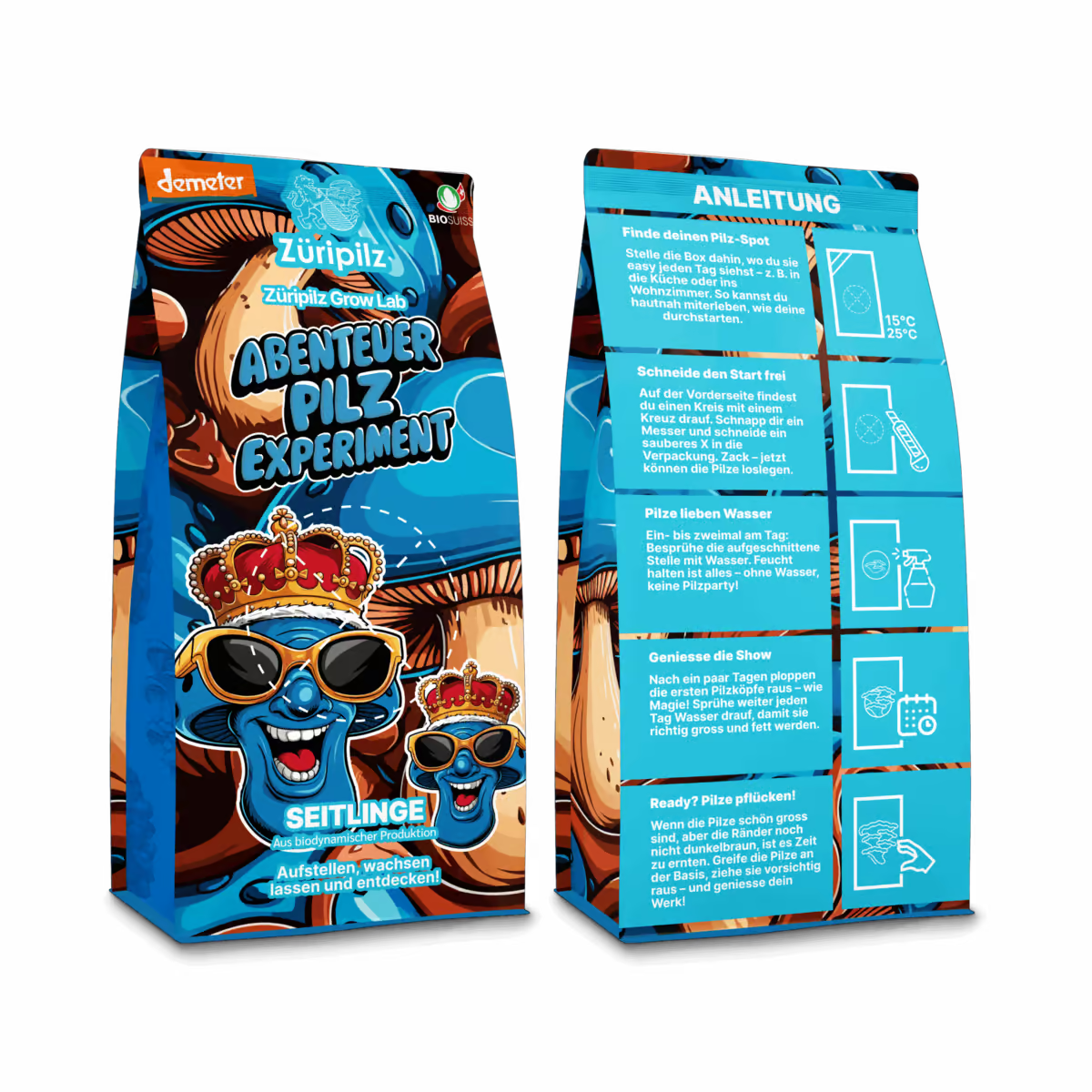 Pilzzuchtset Gourmet – frische Austernseitlinge