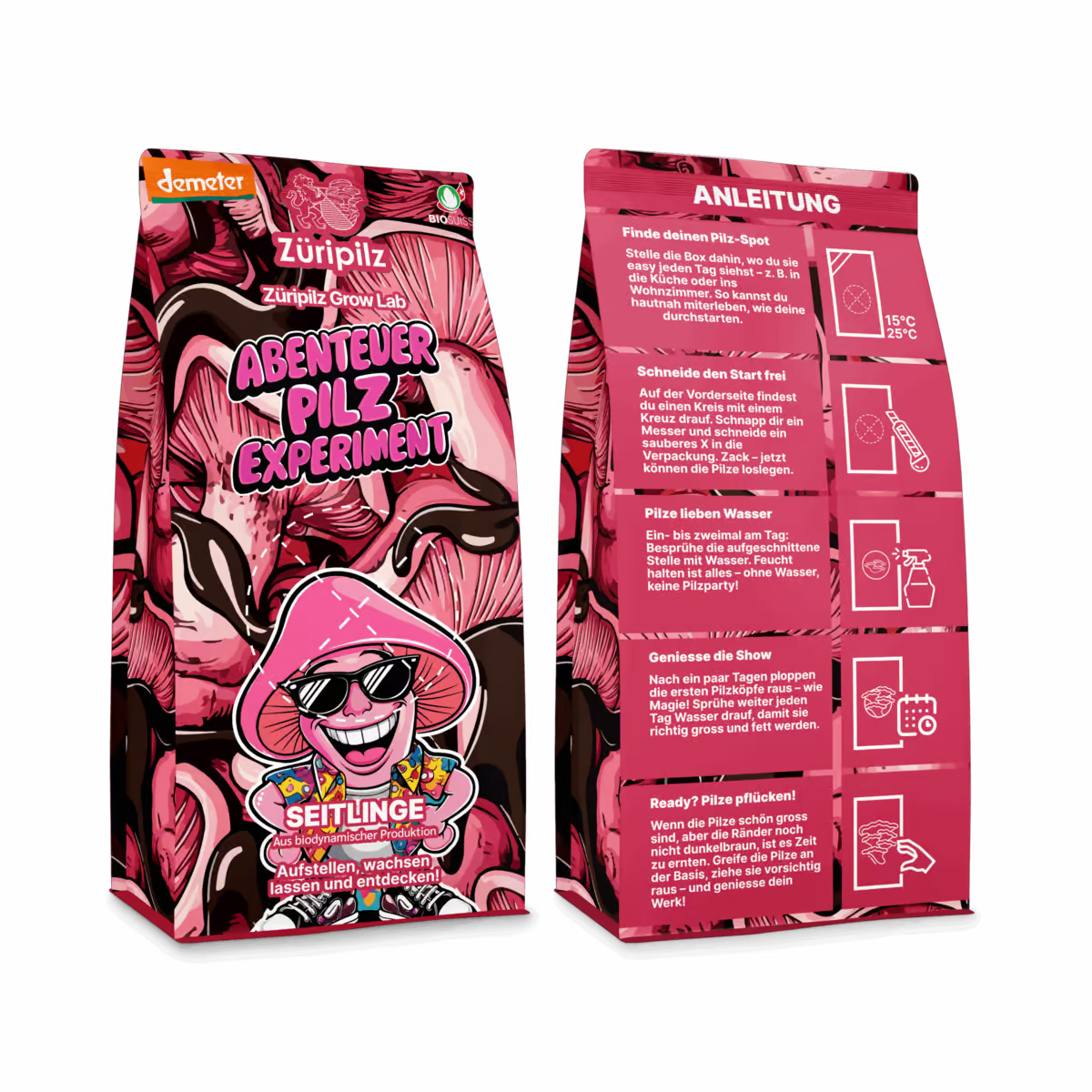 Pilzzuchtset Gourmet – frische Austernseitlinge