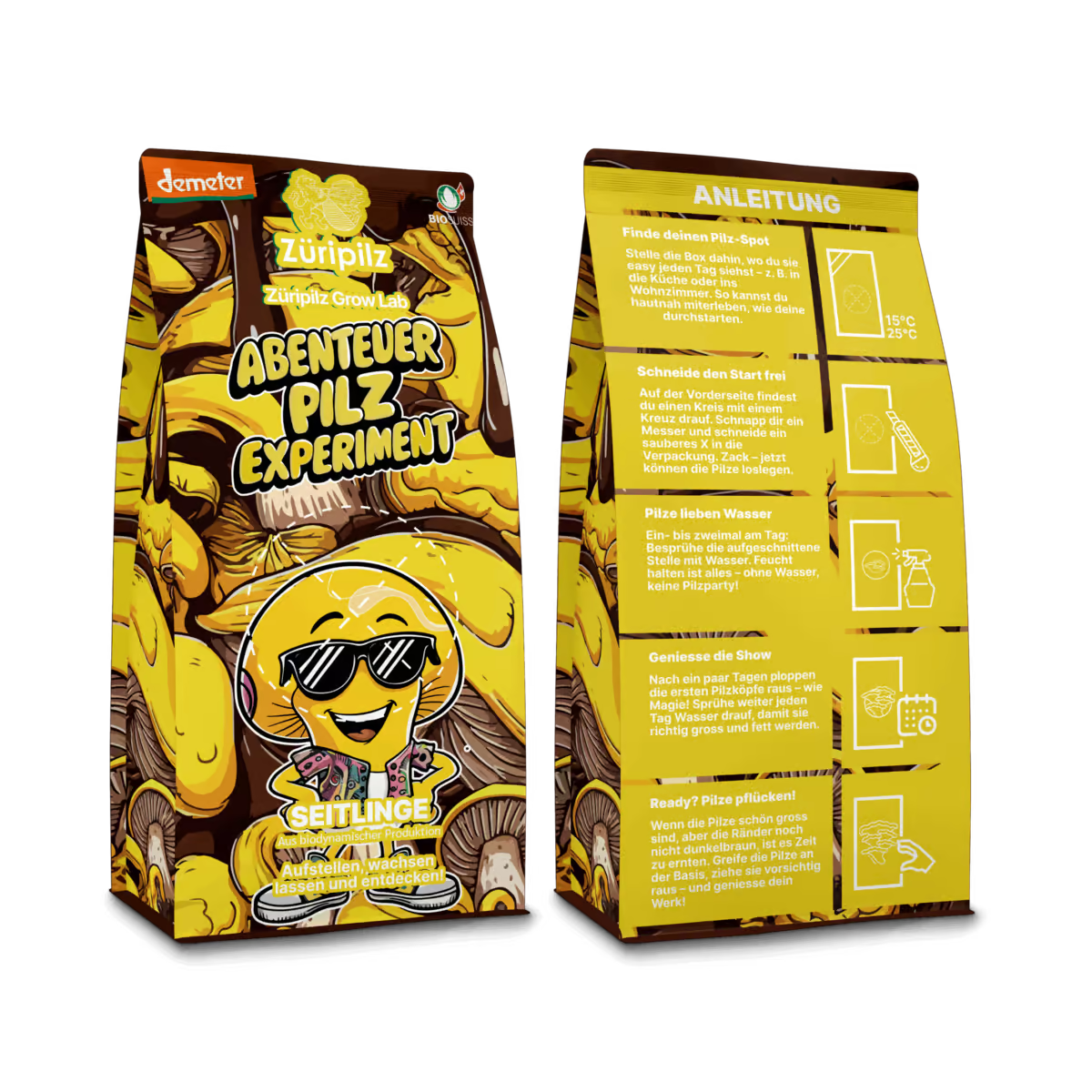 Pilzzuchtset Gourmet – frische Austernseitlinge